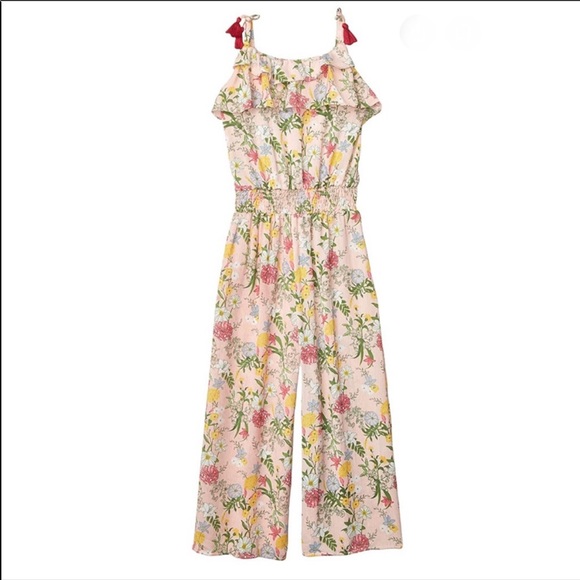 BCBG GIRLS One piece floral jumpsuit 14 - Picture 2 of 9